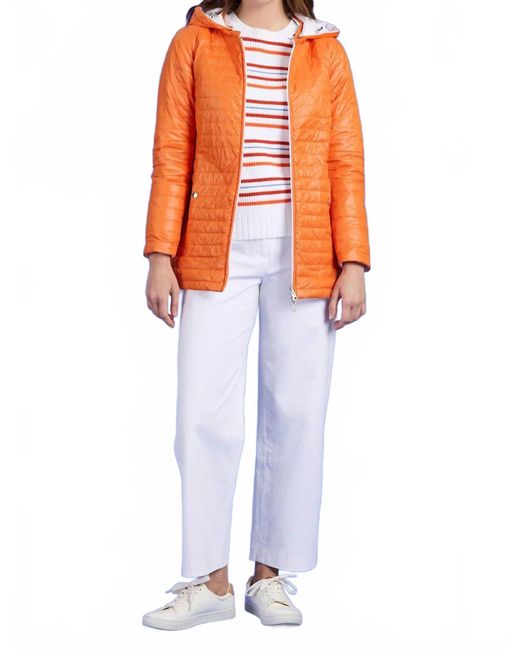tyler boe Orange Martha Reversible Puffer Jacket