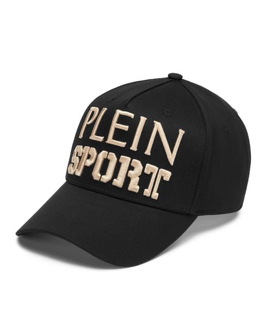 Philipp Plein Black Baseball Cap for men