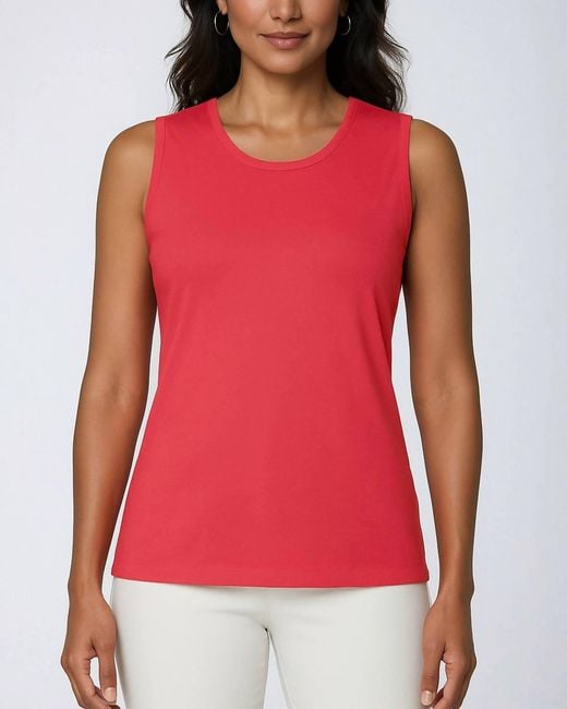 J'Envie/Eli Red Solace Shell Top