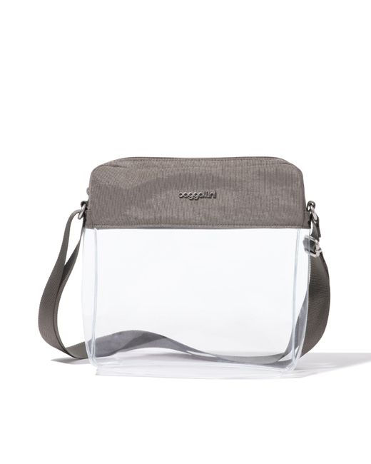 Baggallini Clear Stadium Crossbody Bag in Black Lyst