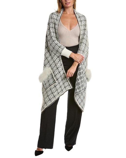Sara Campbell Gray Knitted Wrap