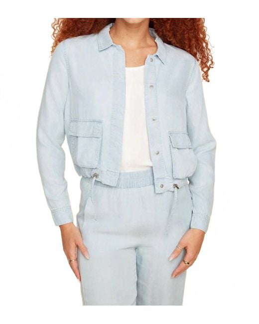 Renuar Blue Tencel Jacket