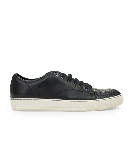 Lanvin Black Basket Basse Sneakers for men