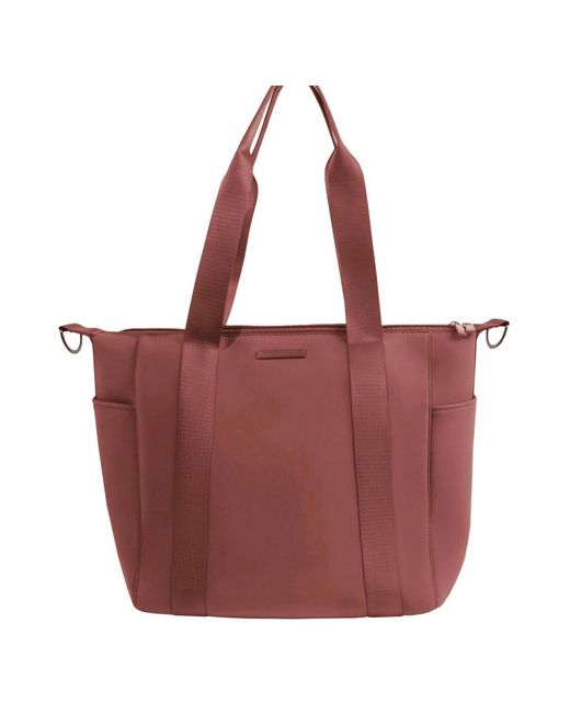 MYTAGALONGS Red Commuter Tote