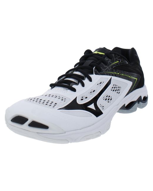 Mizuno Wave Lightning Z5 Fitness Workout Volleyball Shoes in Black | Lyst