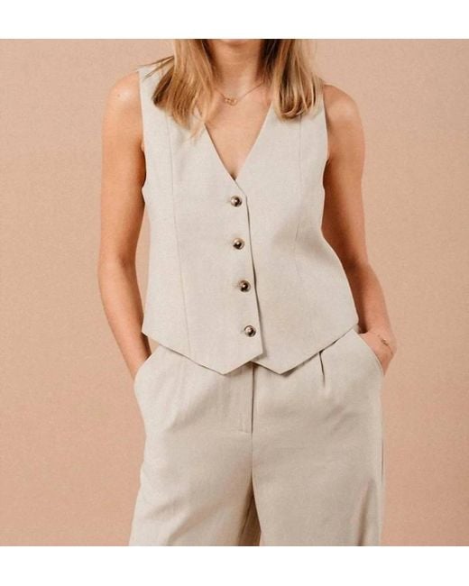 Grace & Mila Natural Mathieu Vest