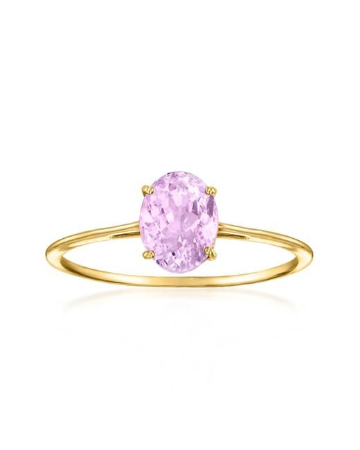 Ross-Simons Pink Kunzite Ring