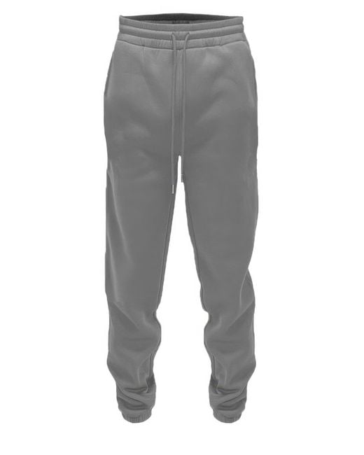 TRUEDAMES Gray Solid Sweat Pant Joggers for men