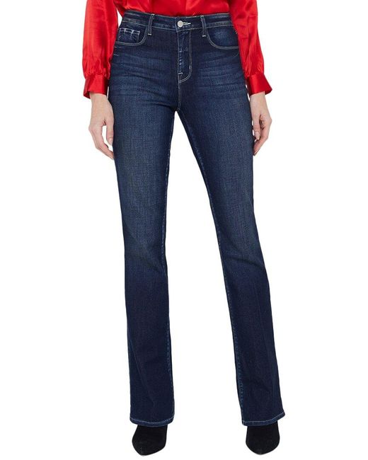 L'Agence Blue Selma Crest Bootcut Jean