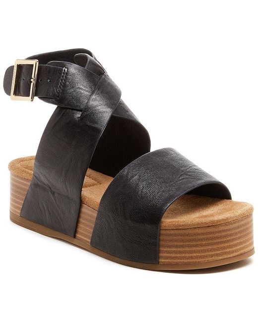 Kelsi Dagger Brooklyn Brown Dunes Leather Sandal