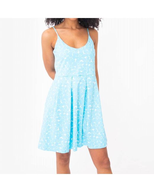 slim fit dress slacks Annie Dress in Flowers for Evelyn in Sky M