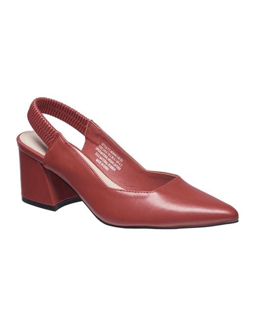 French Connection Red Moderno Slingback