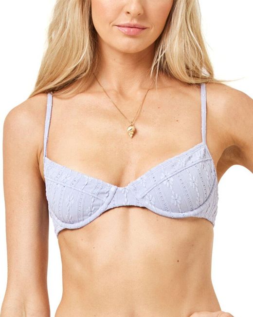 LSPACE Blue Missy Top