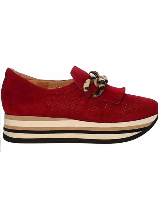 Softwaves Red Carly Loafer