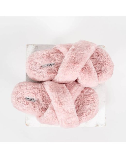 Kheloni Pink Sally Slippers