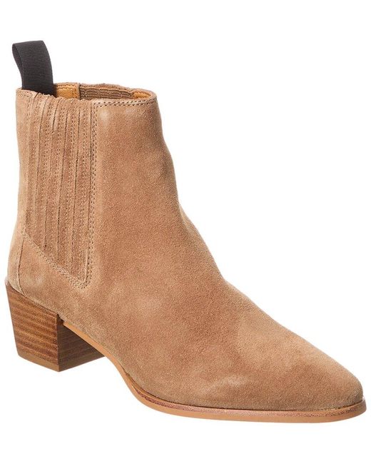 Rag & Bone Brown Rover Suede Bootie