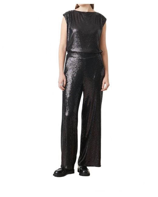 Suncoo Black James Sequin Pants