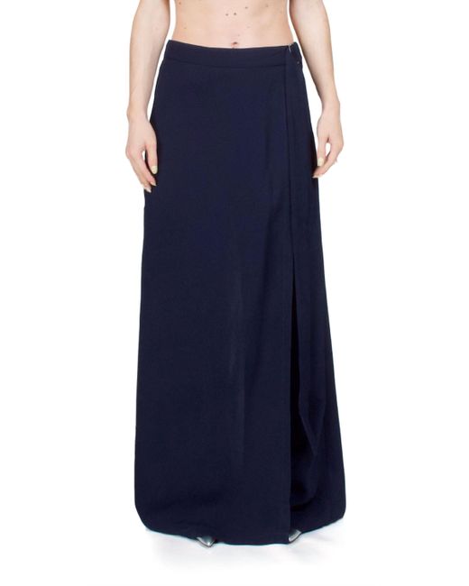St. Agni Blue Wrap Trouser