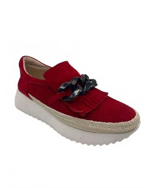 Vaneli Women's Red Qerene Platform Shoes