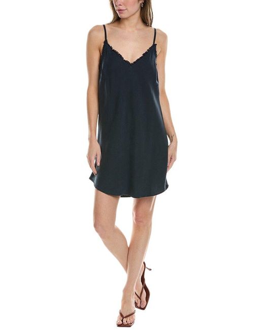 Bella Dahl Black Frayed Cami Dress