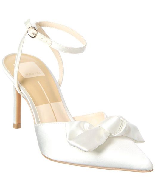 Dolce Vita White Kazane Bow Pump