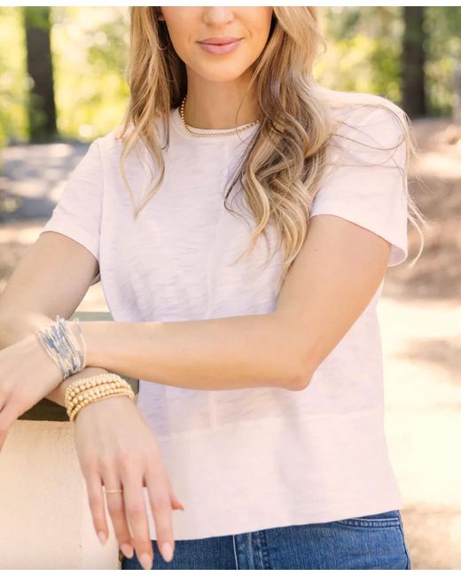 Erin Gray Natural Celia Perfect Length Tee