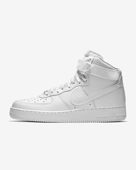 Nike Metallic Air Force 1 High '07 Cw2290-111 White Leather Sneaker Shoes Dmx18 for men