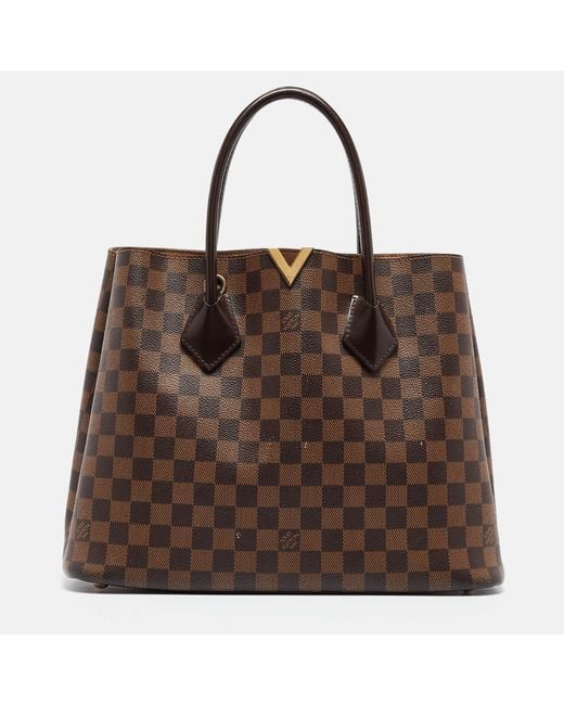 Louis Vuitton Brown Damier Ebene Canvas Kensington Bag