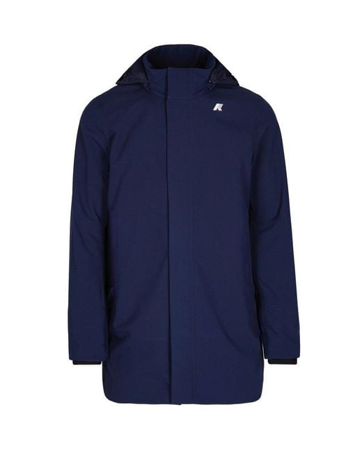 K-Way Blue Duke Bonded Jacket for men