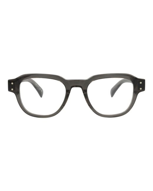 Dunhill Brown Round-Frame Acetate Optical Frames for men