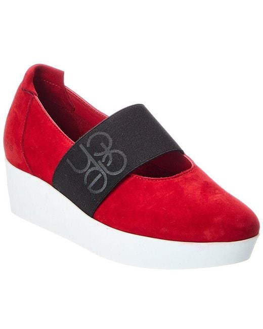 Arche Red Fujako Leather Sneaker