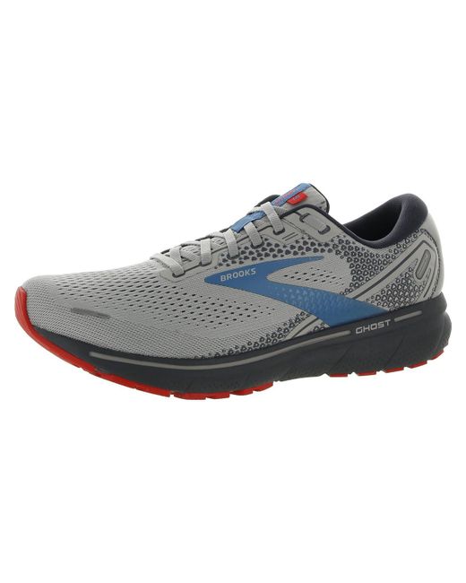 Brooks Gray Ghost 14 Performance Fitnness Running Shoes for men