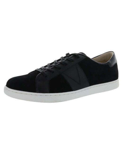 Vionic Black Jerome Suede Lace Up Casual Shoes for men
