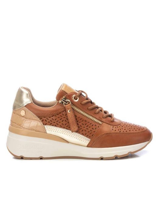 Xti Brown Trainers Sneakers