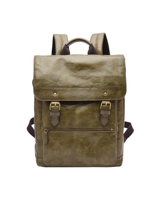 Fossil Miles Leather Backpack for Men Lyst