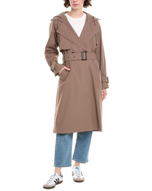 Bernardo Natural Metropolis Trench Coat