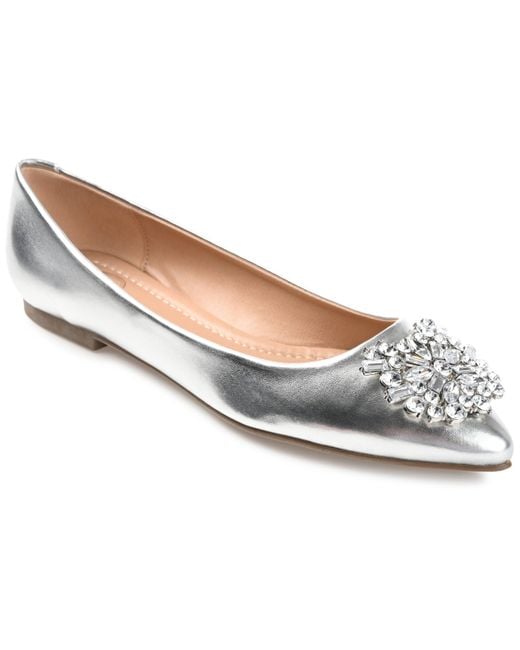 Journee Collection White Collection Renzo Flat