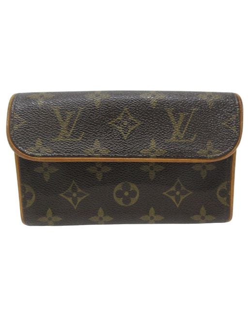 Louis Vuitton Pochette Florentine Canvas Clutch Bag (pre-owned) in