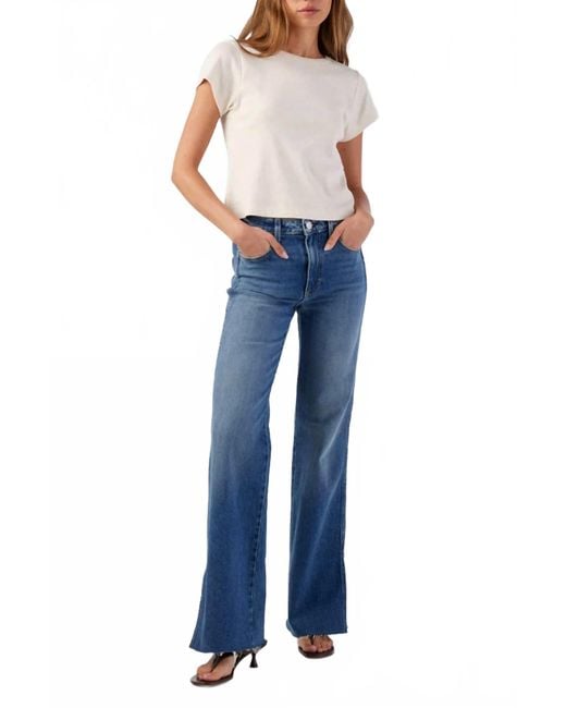 AMO Blue Georgia Split Flare Jean