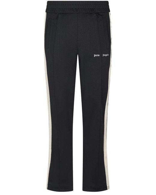 Palm Angels Men's Blue Modern Fit Pants With Side Stripes