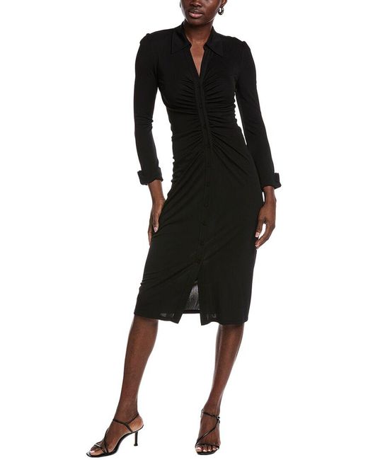 Diane von Furstenberg Black Sheska Shirtdress