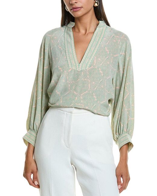 Joie Green Perci Blouse