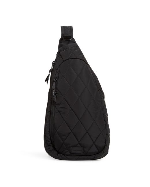 Vera Bradley Black Ultralight Essential Sling Backpack