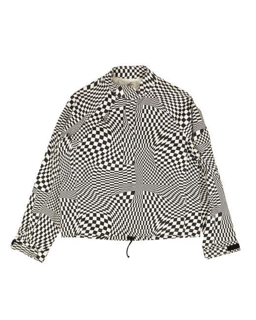 Phipps Gray Disco Long Sleeve Tactical Shirt - Black/white for men