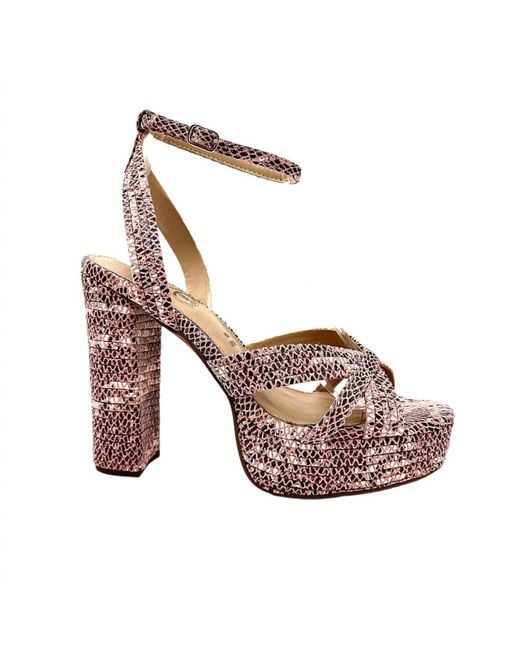 Exe' Pink Ophelia Platform Heel