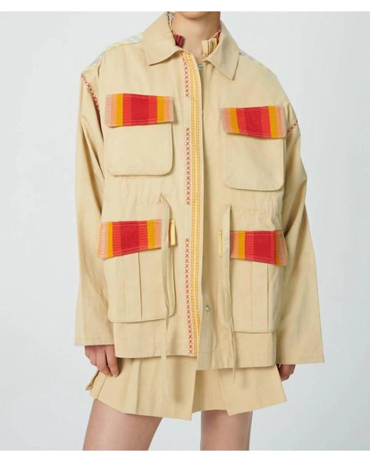 Chufy Multicolor Cypress Embroidered Jacket