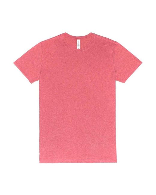 Threadfast Apparel Pink Ultimate Cvc T-Shirt for men