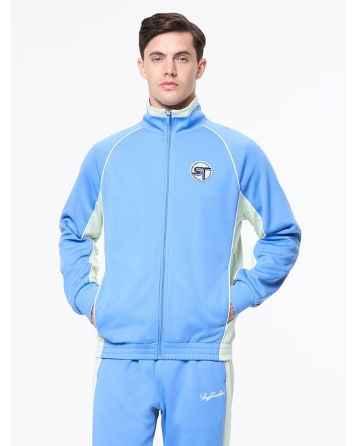 Sergio Tacchini Blue Corsa Track Jacket for men