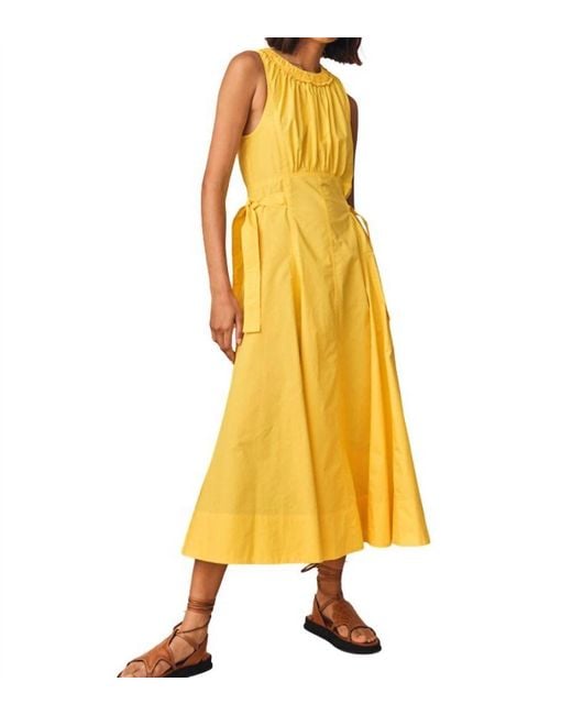 Hunter Bell Yellow Quinn Dress In Dandelion