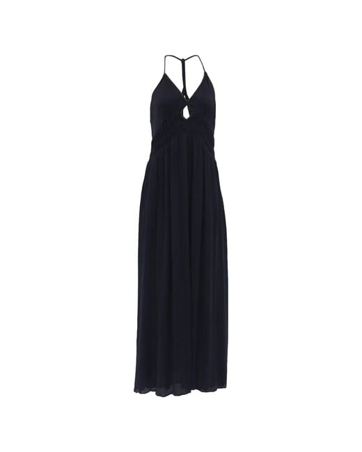 Ba&sh Blue Cha Cutout Maxi Dress